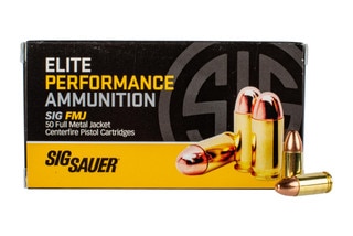 SIG Sauer 9mm Luger 115gr Full Metal Jacket Ammo - Box of 50